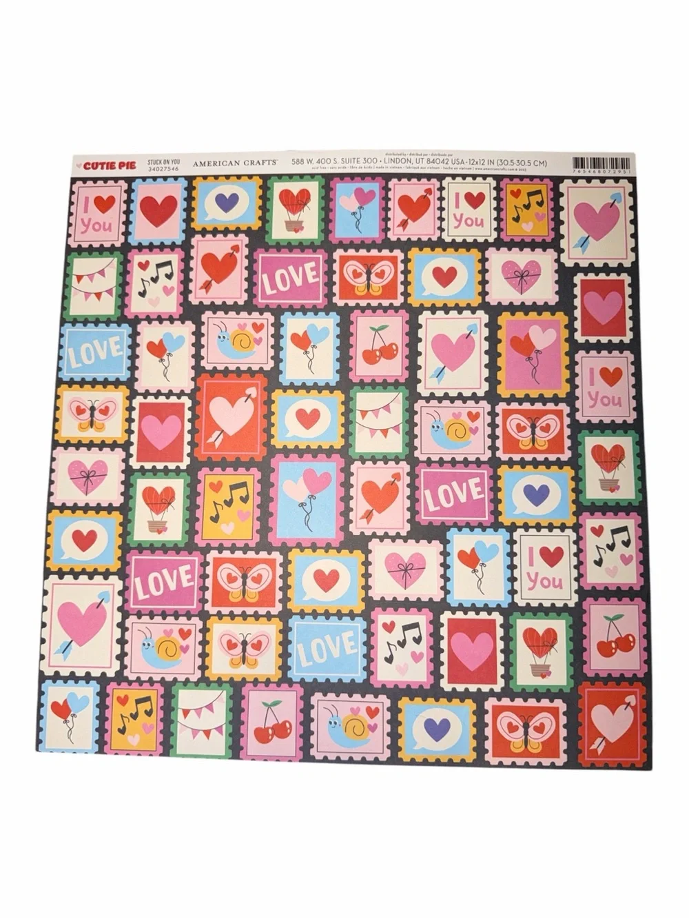 ⁠15 Sheet 12x12 Scrapbook Paper Bundle American Crafts Paige Evans Pebbles